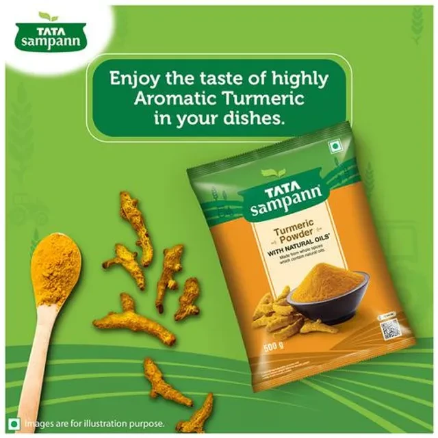 Tata Sampann Turmeric Powder-Arisina Pudi, 500 g-5.webp